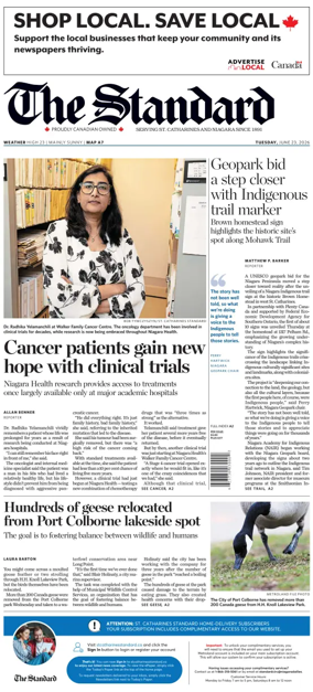 Cover of The Standard (St. Catharines)