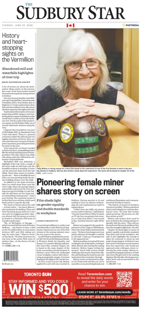 Cover of The Sudbury Star