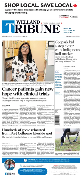 Cover of The Welland Tribune