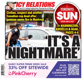 Cover of Toronto Sun