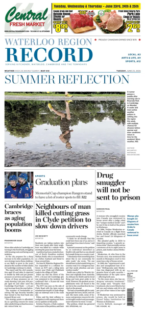 Cover of Waterloo Region Record