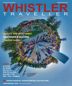 Cover of Whistler Traveller Magazine