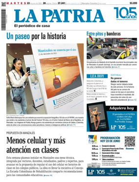 Cover of La Patria (Colombia)