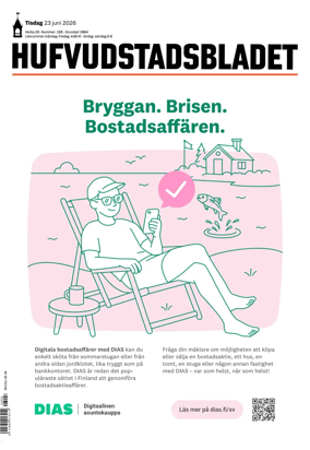 Cover of Hufvudstadsbladet