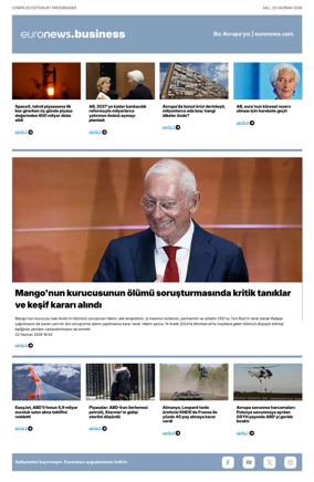 Cover of Euronews Business (Turkish) Compiled Editions