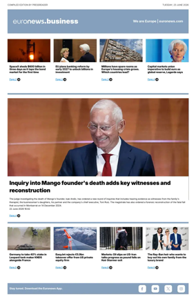 Cover of Euronews Business