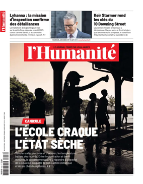 Cover of L'HUMANITE