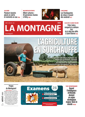Cover of La Montagne (Vichy)