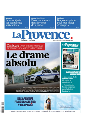 Cover of La Provence Aubagne-La Ciotat