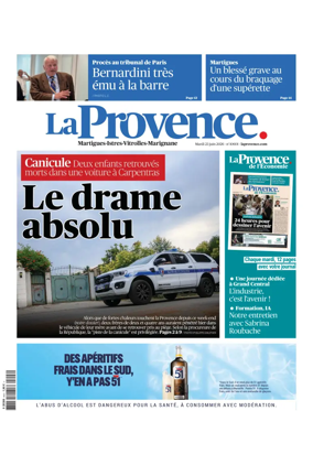 Cover of La Provence Martigues-Istres-Vitrolles-Marignane