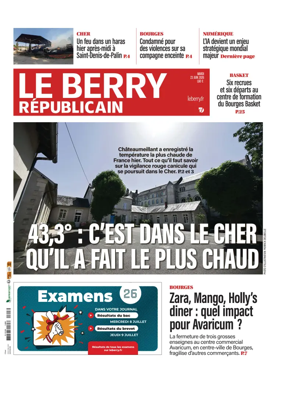 Cover of Le Berry Republicain