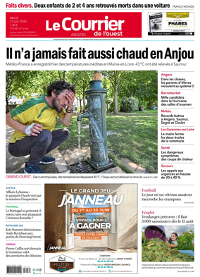 Cover of Le Courrier de l’Ouest (Angers)
