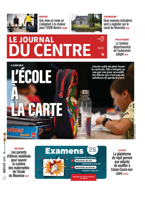 Cover of Le Journal du Centre