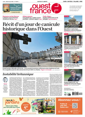 Cover of Ouest France (Caen - Bayeux - Falaise - Vire)