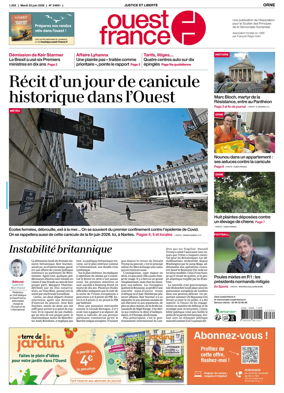 Cover of Ouest France (Orne)