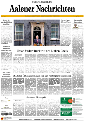 Cover of Aalener Nachrichten