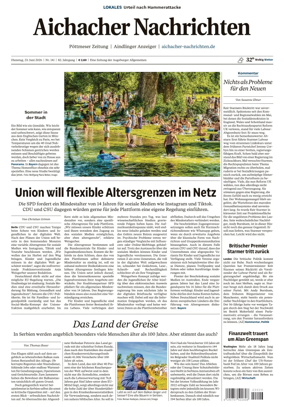 Cover of Aichacher Nachrichten