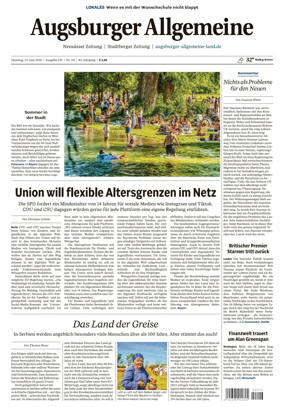 Cover of Augsburger Allgemeine (Land West)