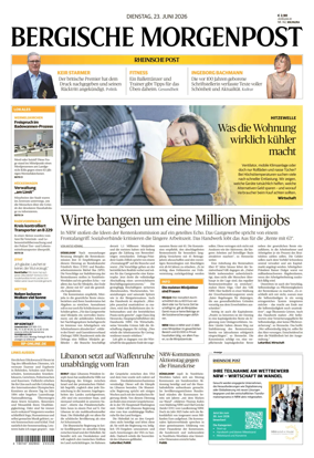 Cover of Bergische Morgenpost Wermelskirchen/Huckeswagen/Radevormwald