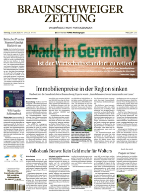 Cover of Braunschweiger Zeitung (Braunschweig)