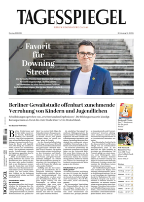 Cover of Der Tagesspiegel
