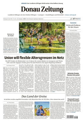 Cover of Donau Zeitung