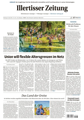 Cover of Illertisser Zeitung