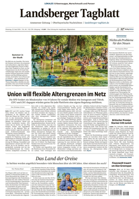 Cover of Landsberger Tagblatt