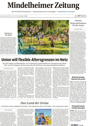 Cover of Mindelheimer Zeitung