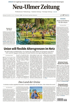 Cover of Neu-Ulmer Zeitung
