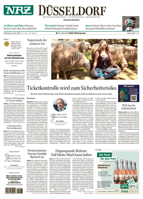 Cover of Neue Rhein Zeitung (Dusseldorf)