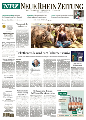 Cover of Neue Rhein Zeitung (Emmerich and Kleve)