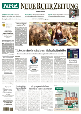 Cover of Neue Rhein Zeitung (Oberhausen)