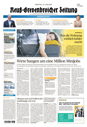 Cover of Neuss-Grevenbroicher Zeitung Neuss