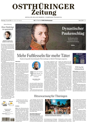 Cover of Ostthuringer Zeitung (Jena)