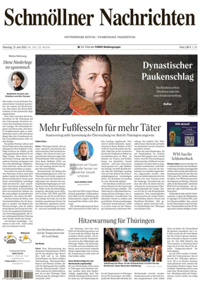 Cover of Ostthuringer Zeitung (Schmolln)