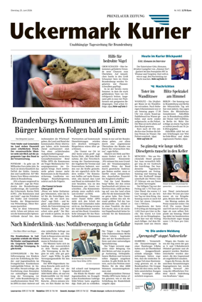 Cover of Prenzlauer Zeitung