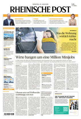 Cover of Rheinische Post - Monchengladbach and Korschenbroich