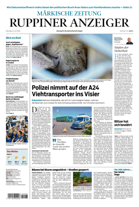 Cover of Ruppiner Anzeiger