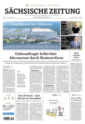 Cover of Sachsische Zeitung (Rodertal)