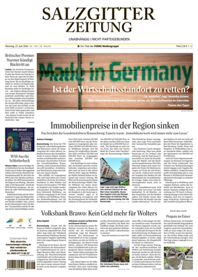 Cover of Salzgitter Zeitung