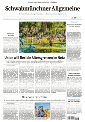 Cover of Schwabmunchner Allgemeine