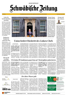 Cover of Schwabische Zeitung (Alb-Donau)