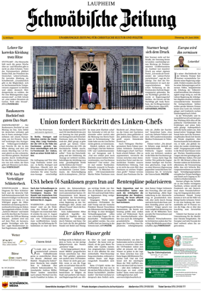 Cover of Schwabische Zeitung (Laupheim)