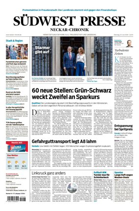 Cover of SUDWEST PRESSE - Neckar-Chronik