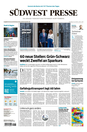Cover of Sudwest Presse
