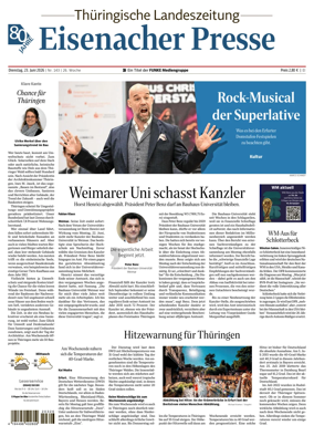 Cover of Thuringische Landeszeitung (Eisenach)