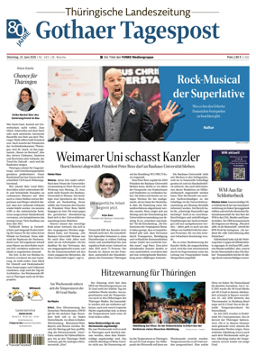 Cover of Thuringische Landeszeitung (Gotha)