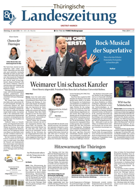 Cover of Thuringische Landeszeitung (Unstrut-Hainich-Kreis)