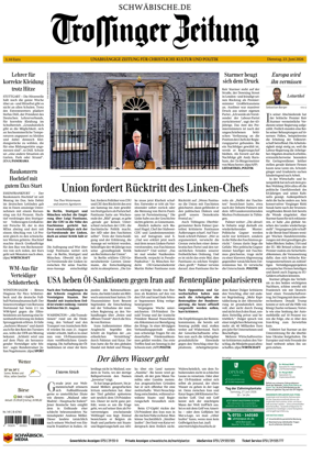 Cover of Trossinger Zeitung